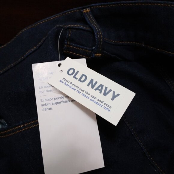 Old Navy | NWT Mid-Rise Pop Icon Skinny Jean Dark Wash | Plus Size 28 Short - Picture 9 of 10